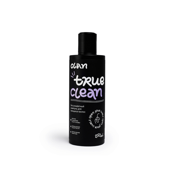 Файл:CLAN Бессульфатный шампунь для кудрявых волос TRUE CLEAN профессиональный .png